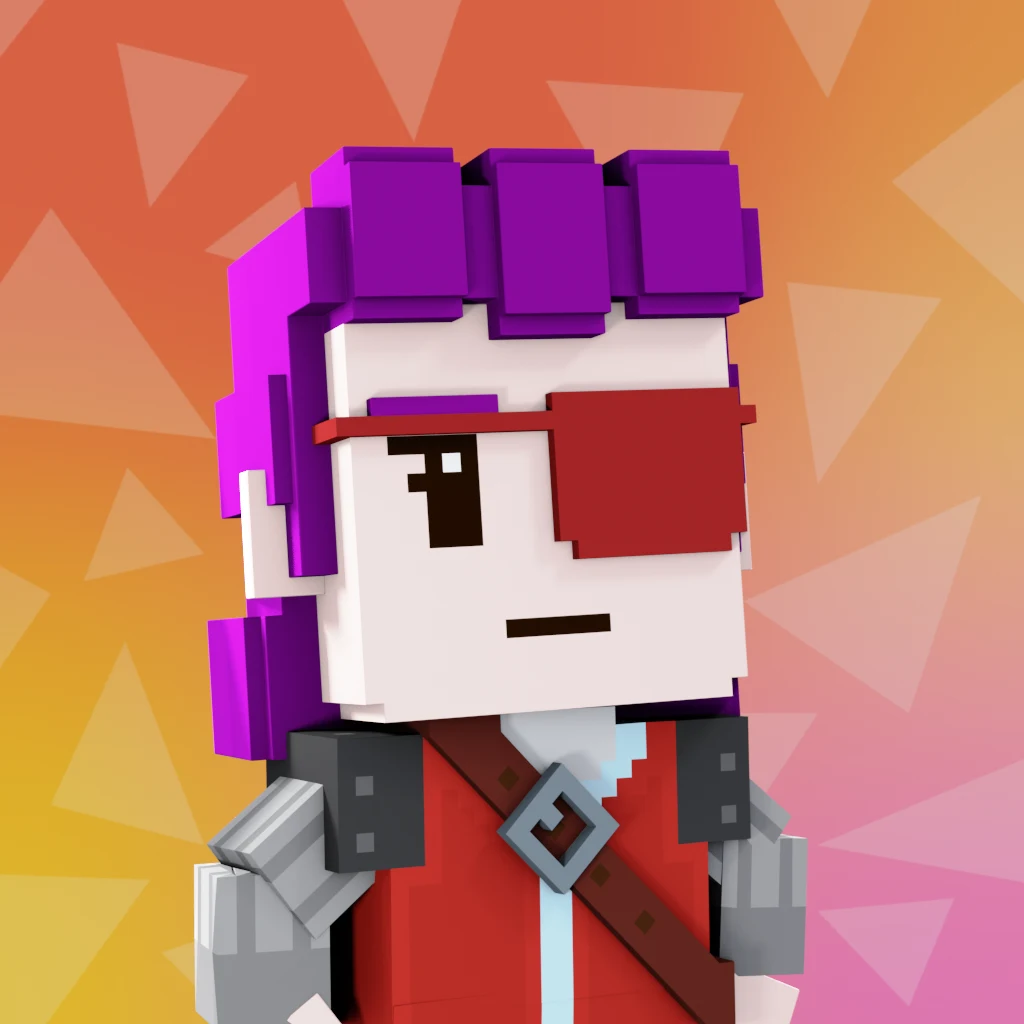 Pirate #6095 voxel render