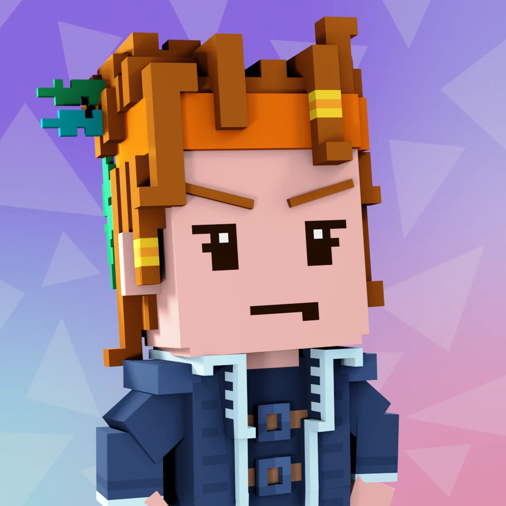 Pirate #6096 voxel render