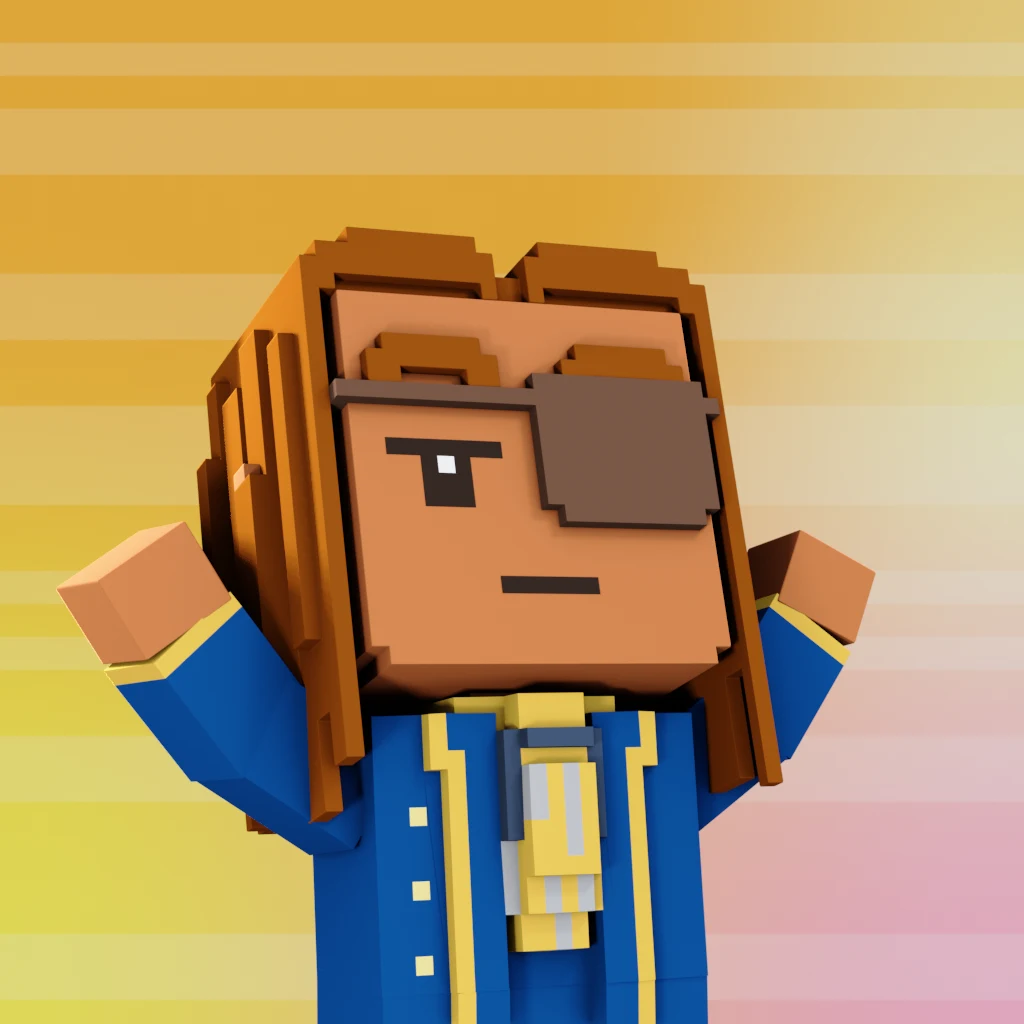 Pirate #6097 voxel render