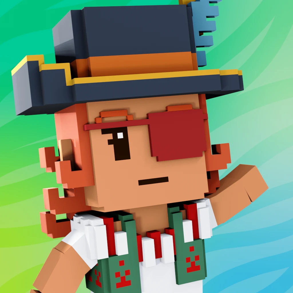Pirate #61 voxel render