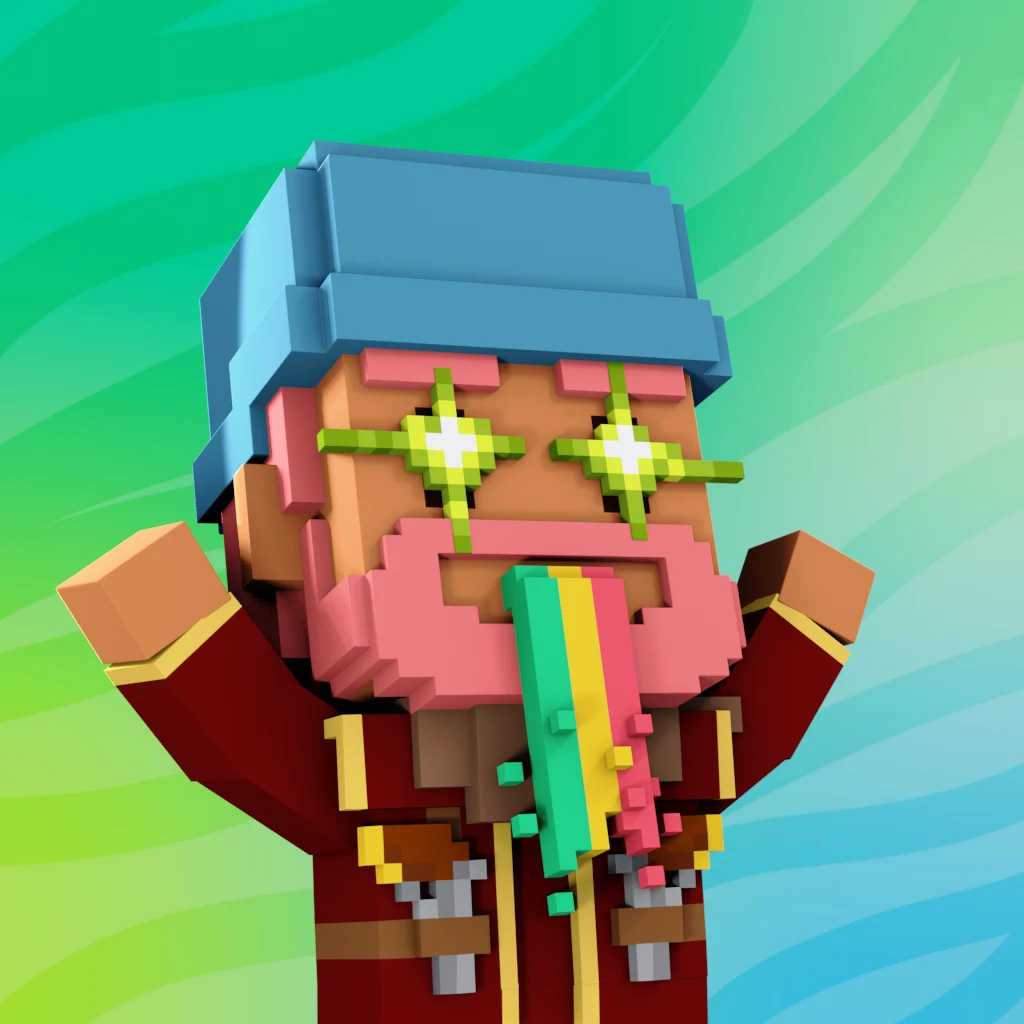 Pirate #610 voxel render