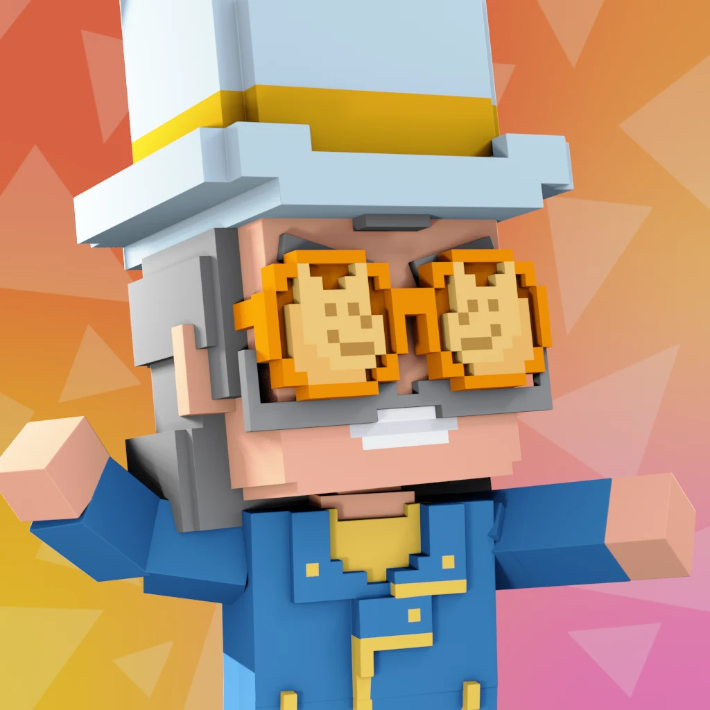 Pirate #6102 voxel render