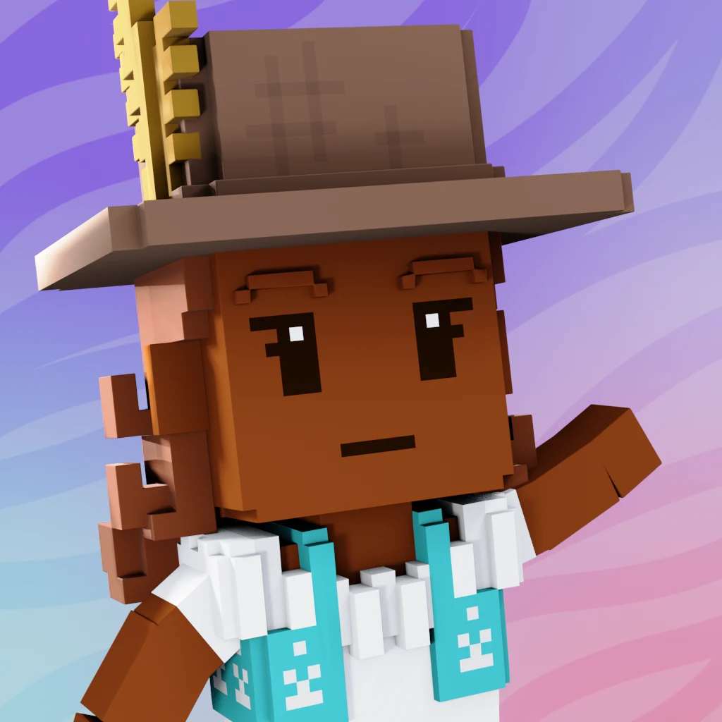 Pirate #6105 voxel render