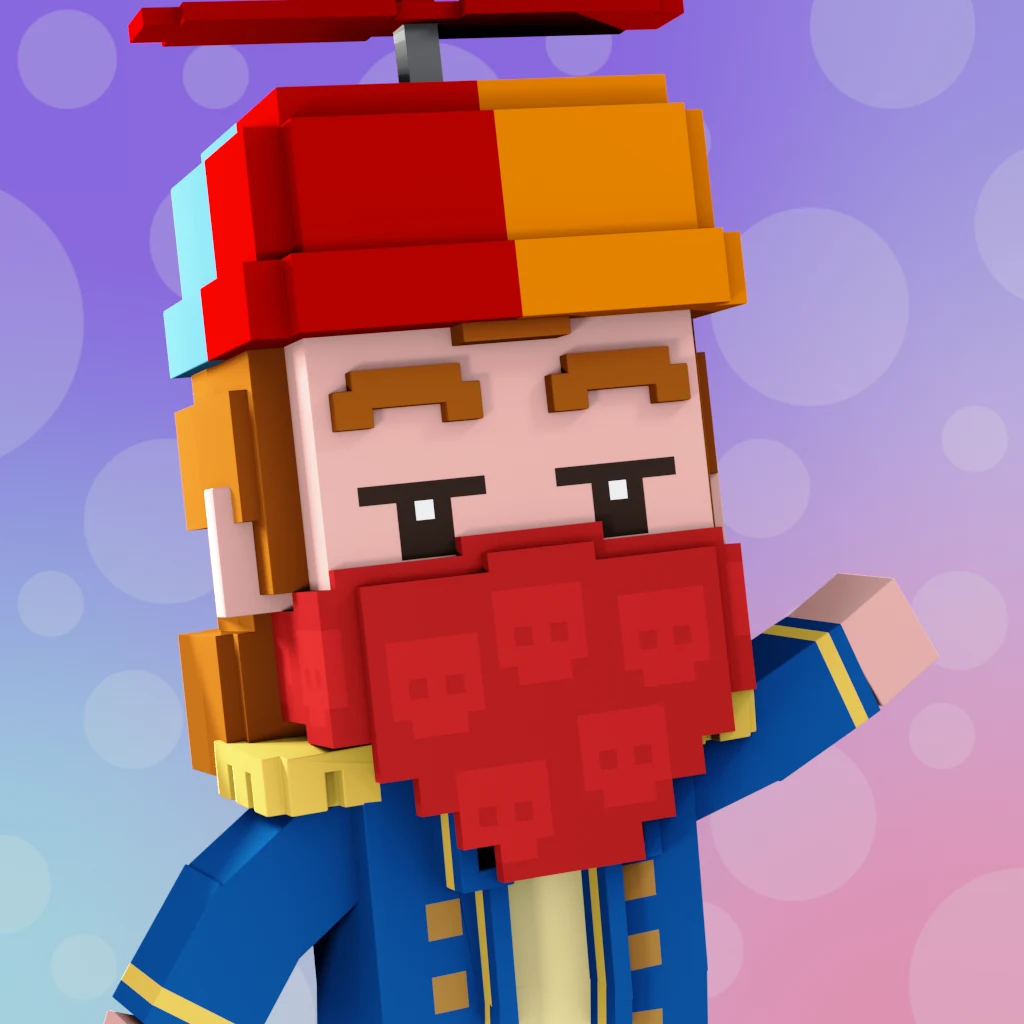 Pirate #6106 voxel render