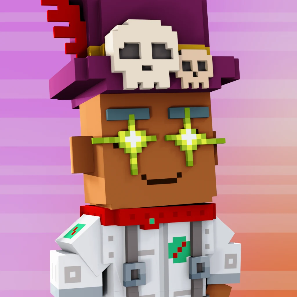 Pirate #6109 voxel render