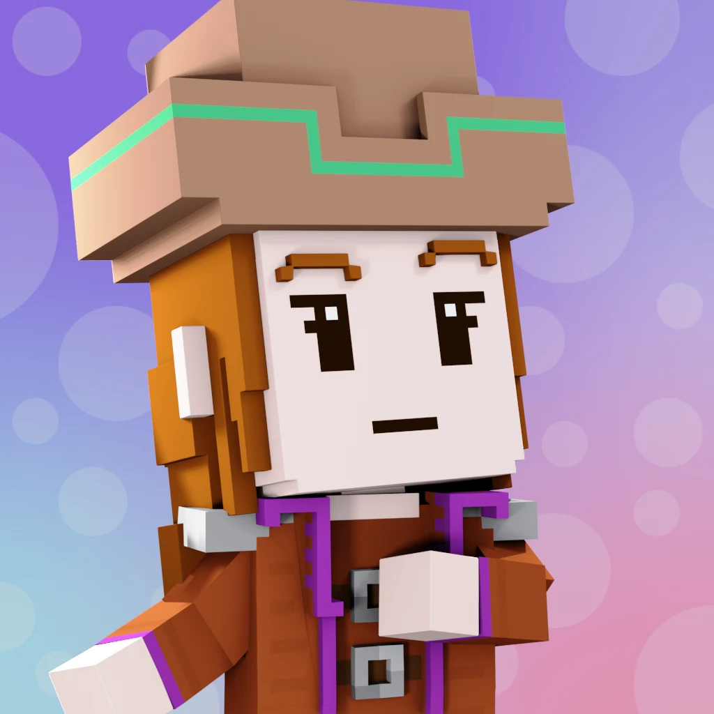 Pirate #611 voxel render