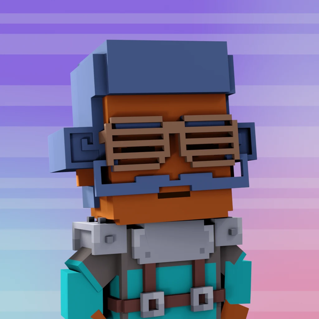 Pirate #6115 voxel render