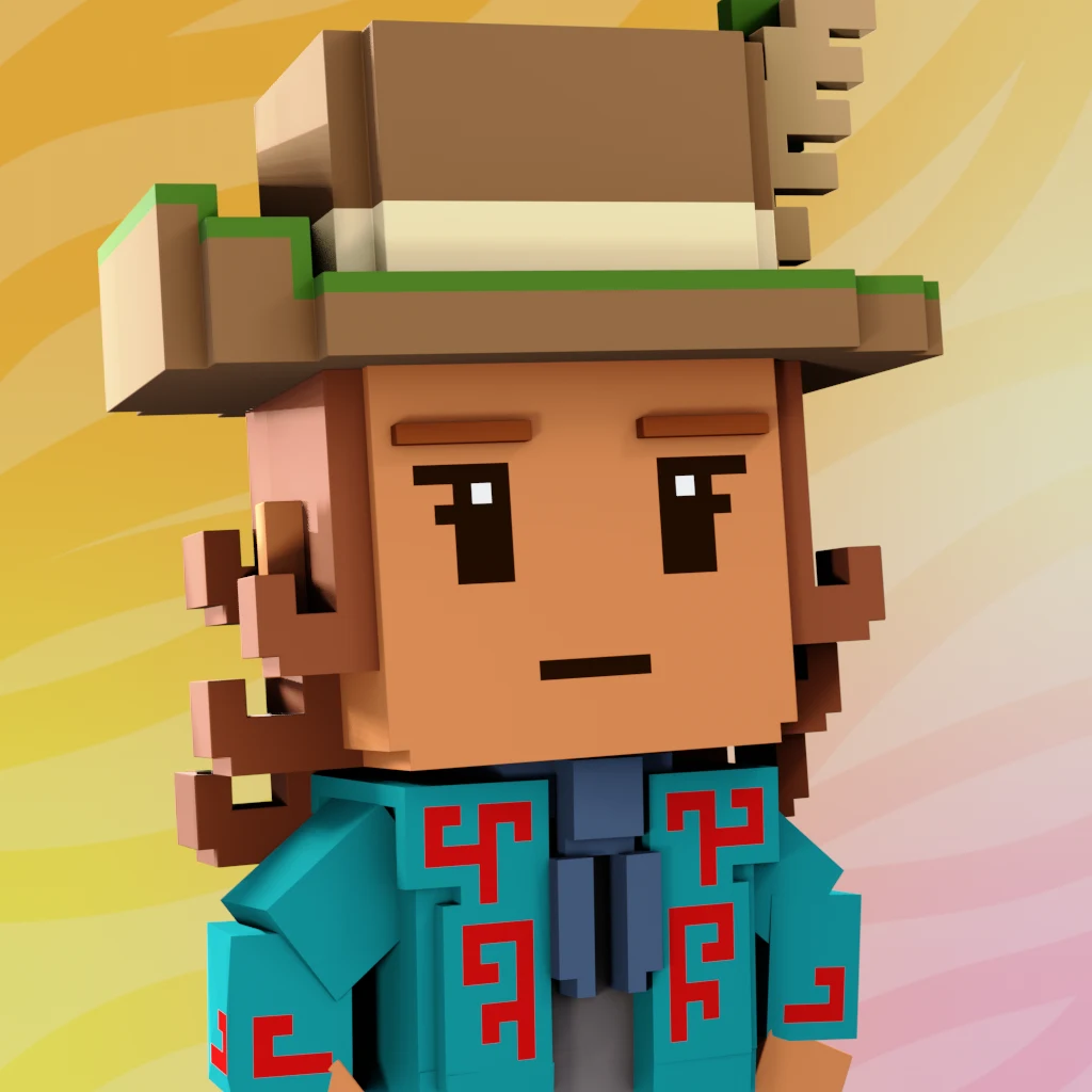 Pirate #6119 voxel render