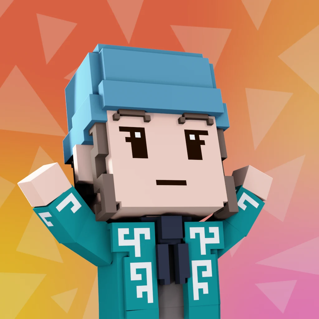 Pirate #6120 voxel render