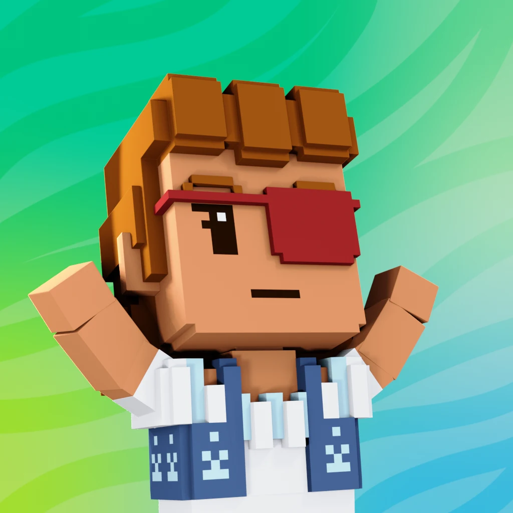 Pirate #6122 voxel render