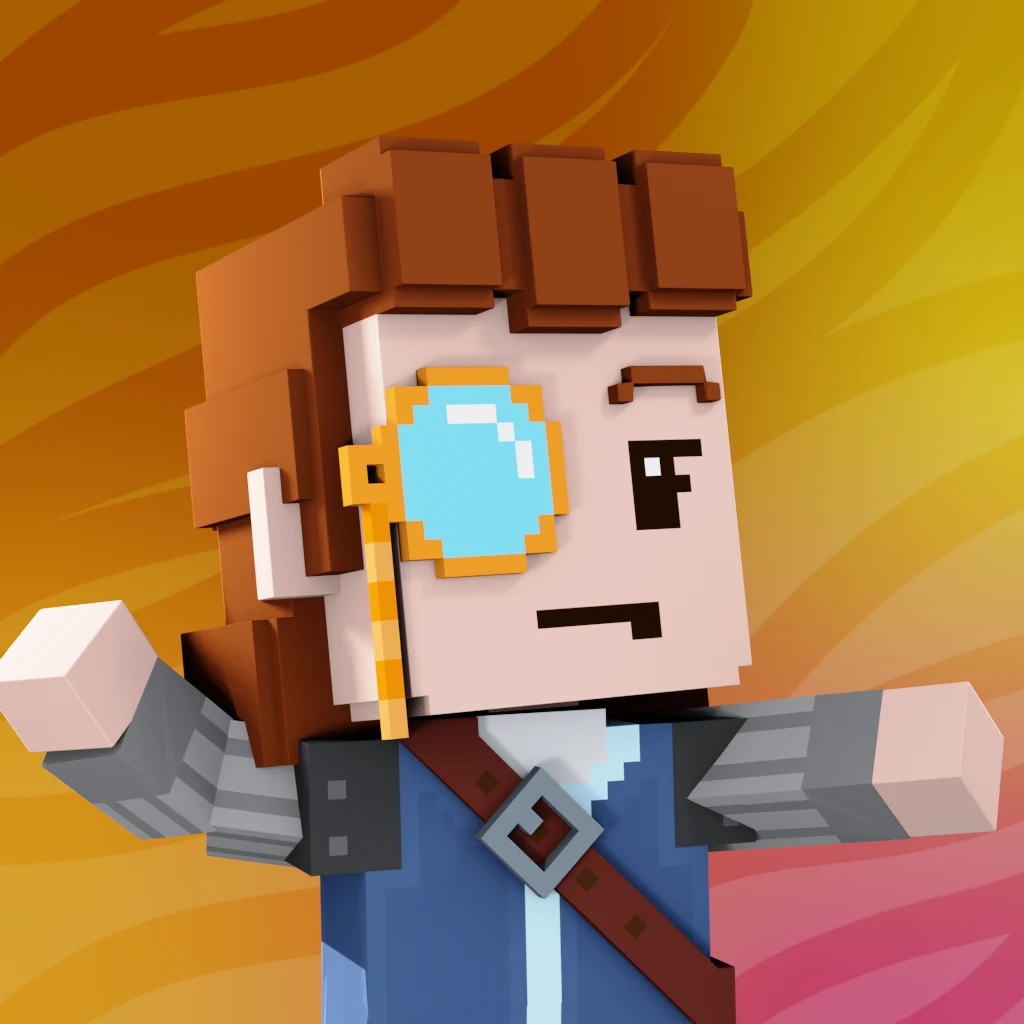 Pirate #6123 voxel render