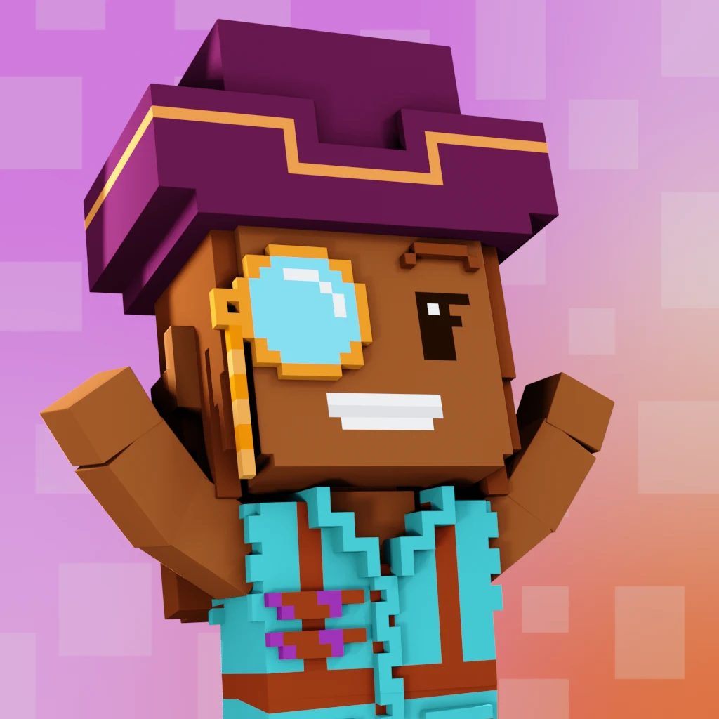 Pirate #6124 voxel render