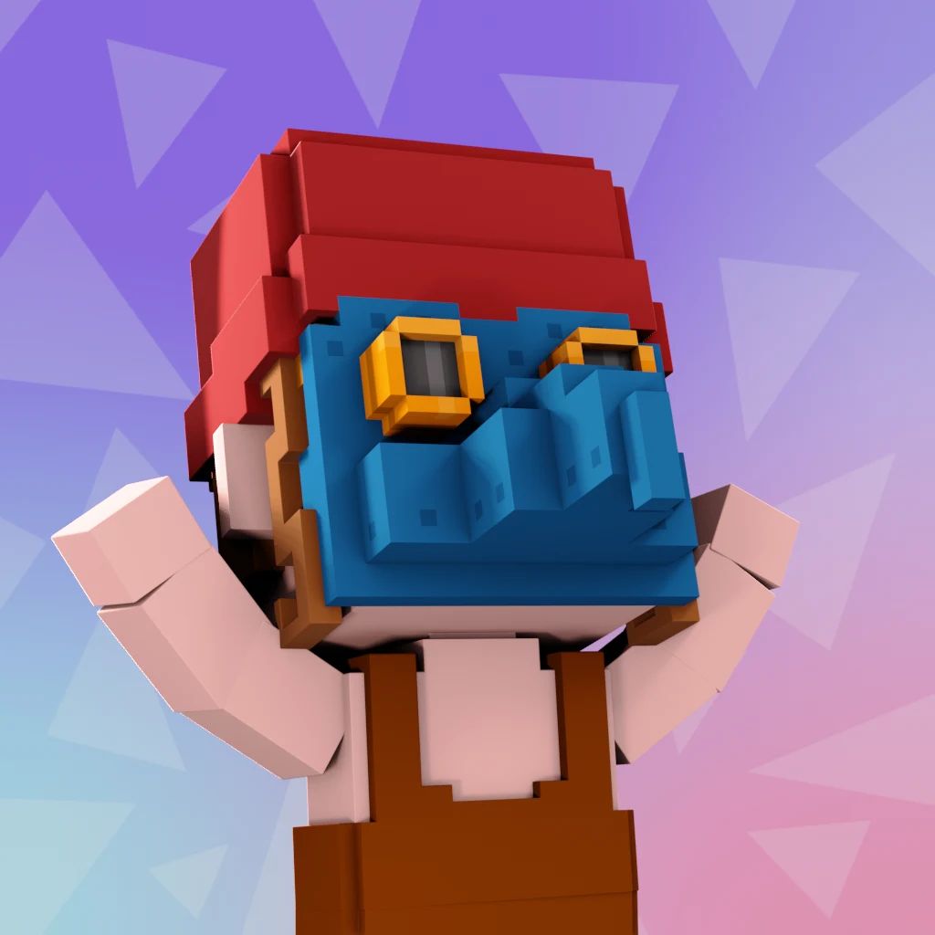 Pirate #6125 voxel render