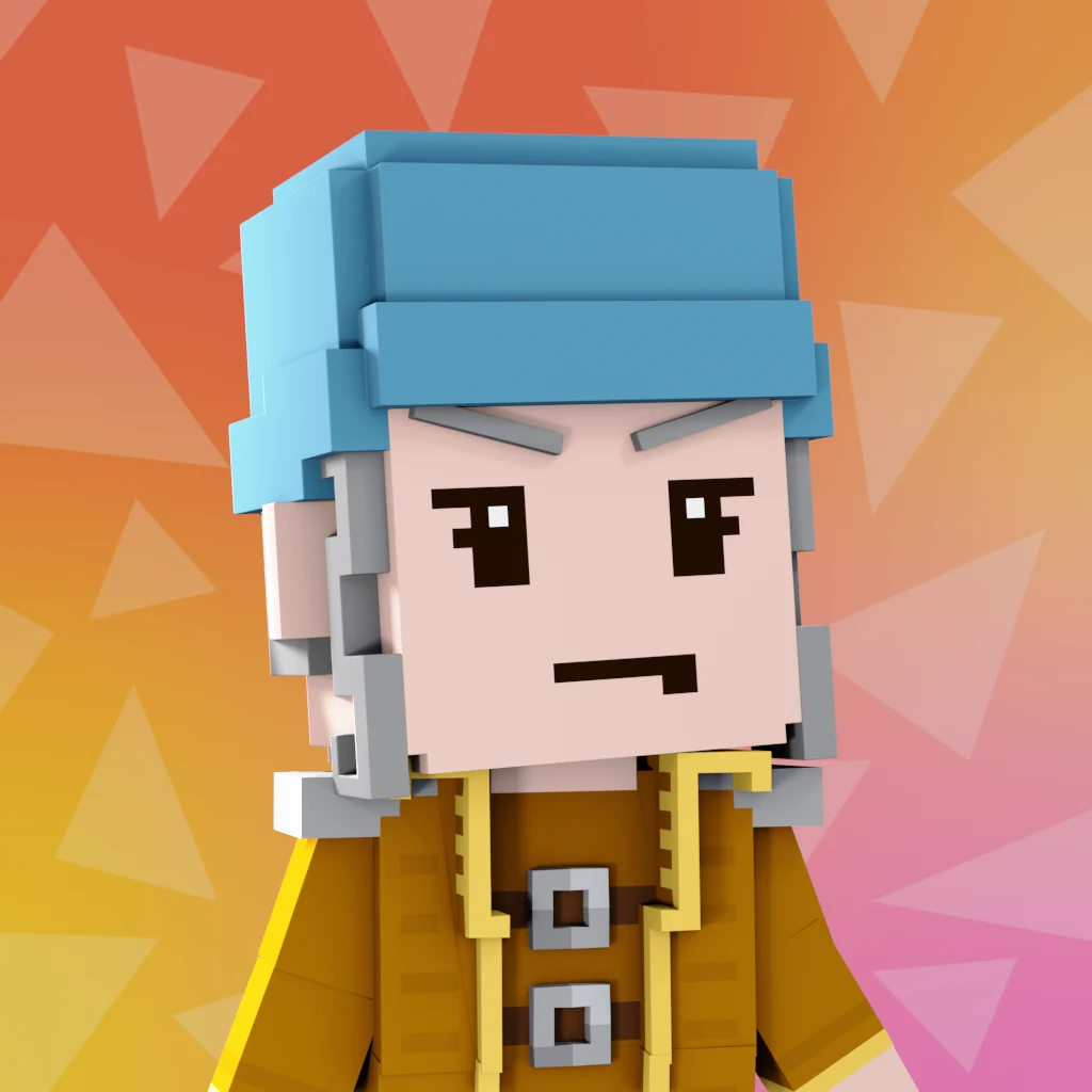 Pirate #6135 voxel render