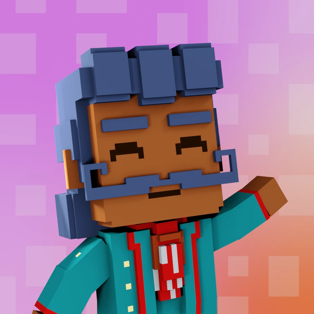 Pirate #6136 voxel render