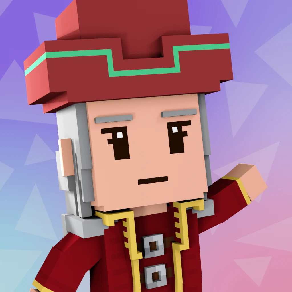Pirate #6137 voxel render