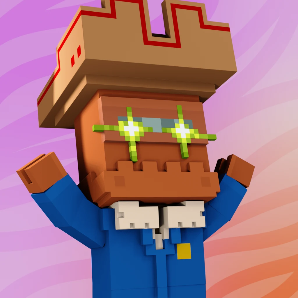 Pirate #6138 voxel render