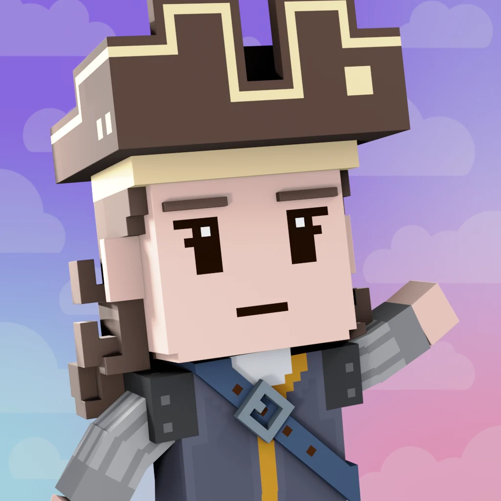 Pirate #614 voxel render