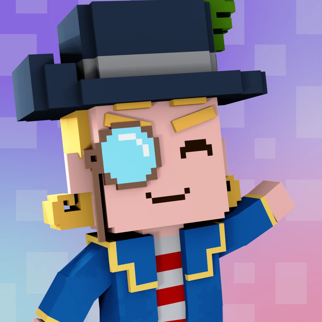 Pirate #6141 voxel render
