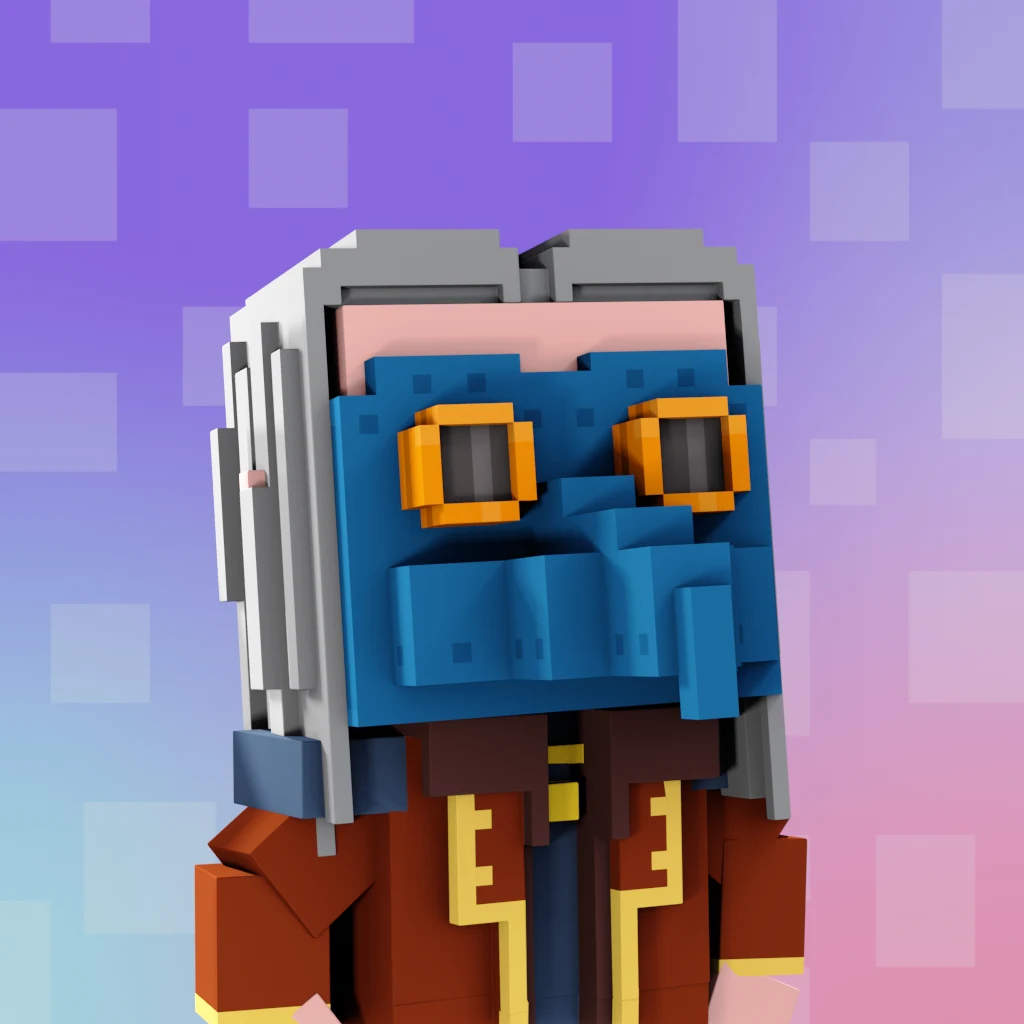 Pirate #6142 voxel render