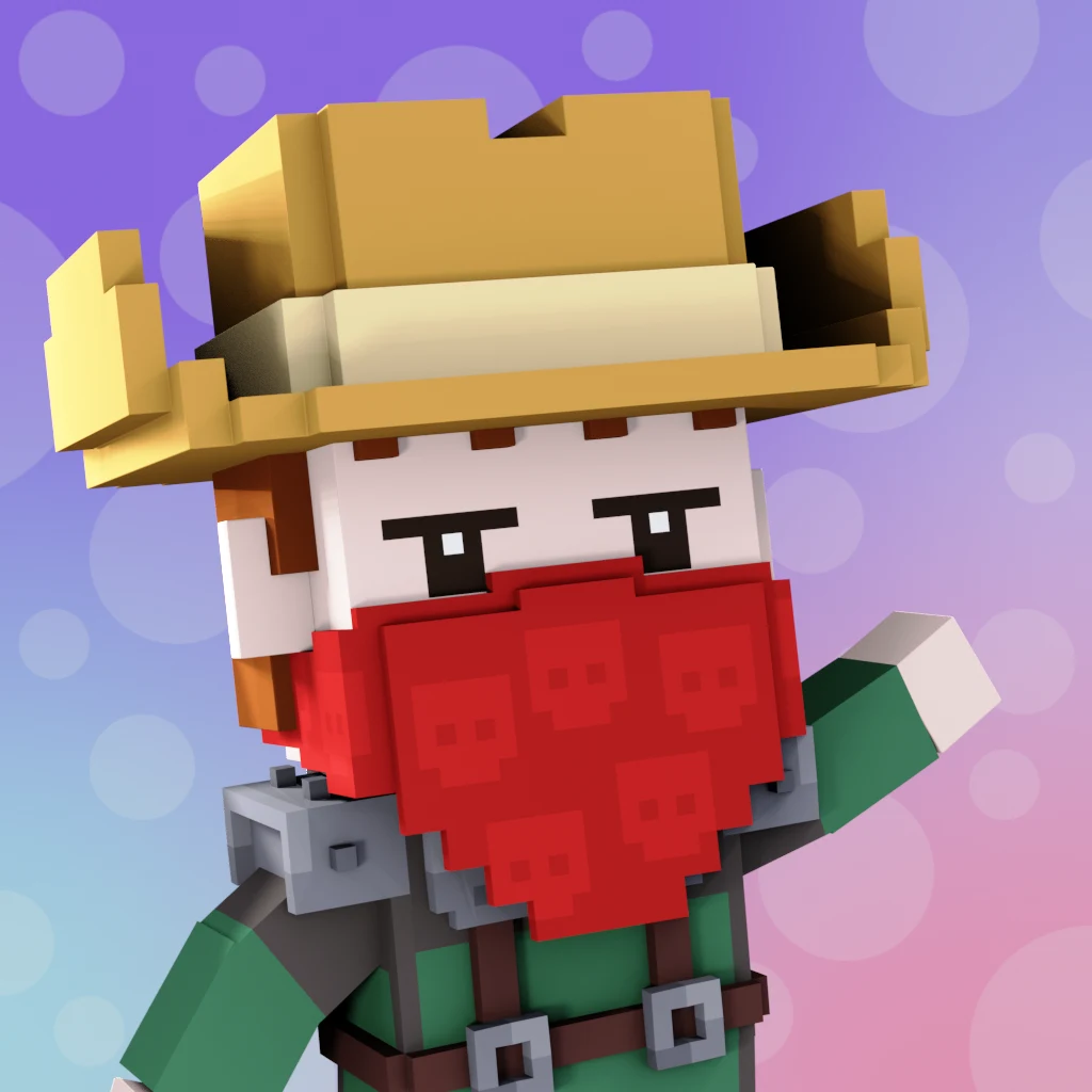 Pirate #6145 voxel render