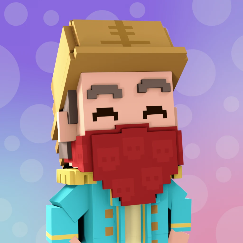 Pirate #6147 voxel render