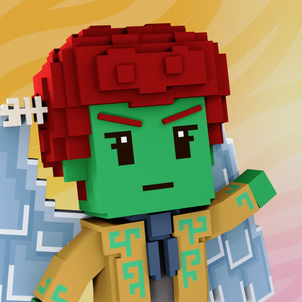 Pirate #6148 voxel render