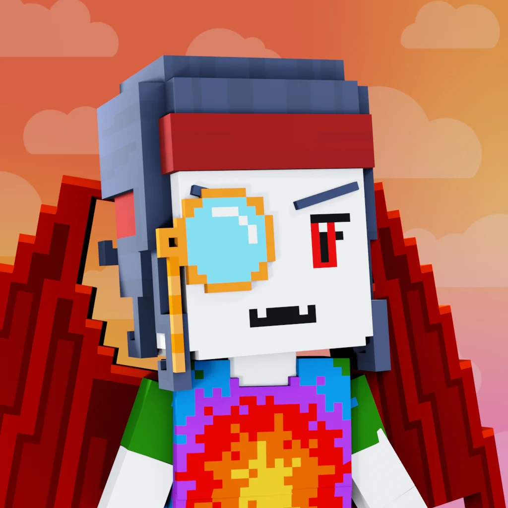 Pirate #6155 voxel render
