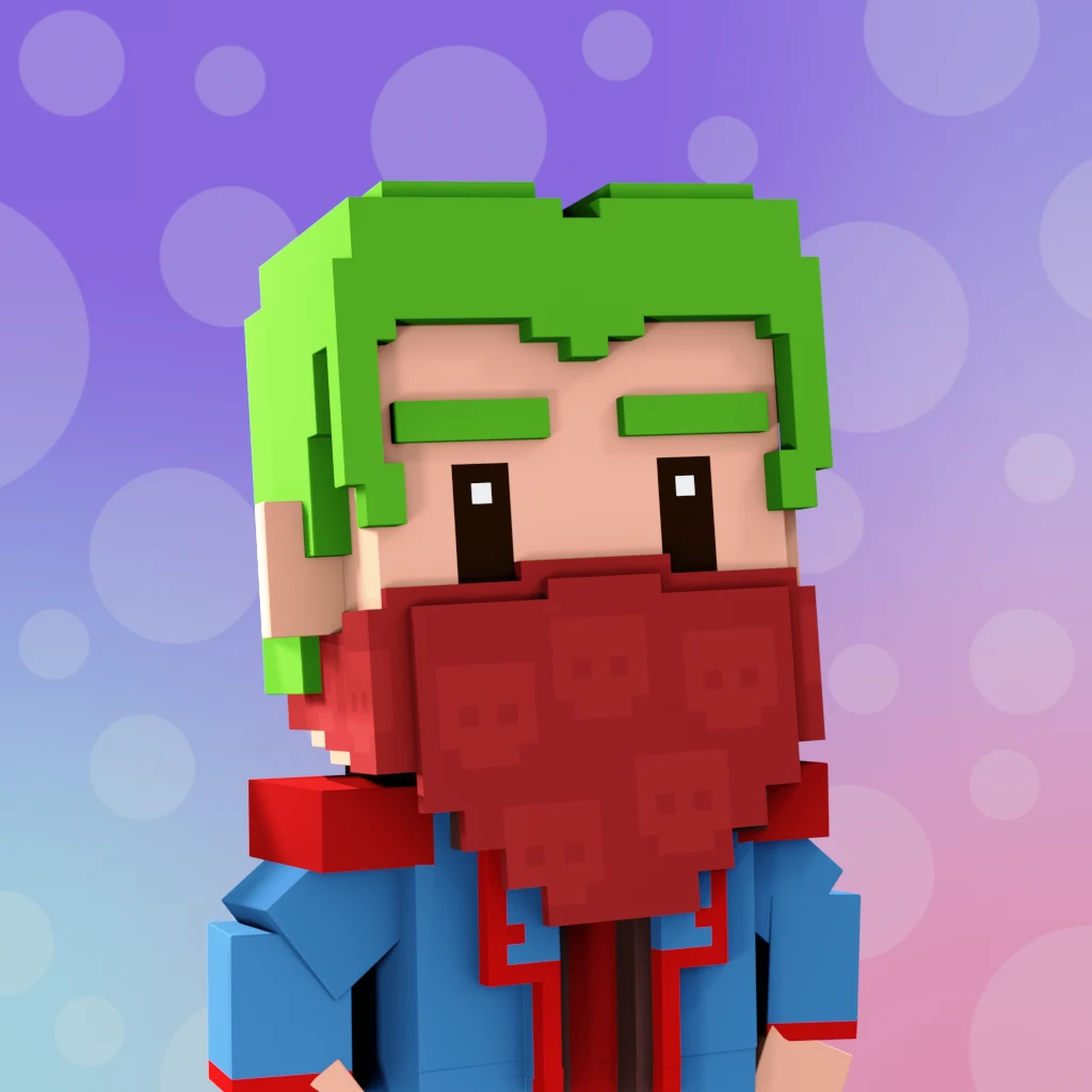 Pirate #6158 voxel render