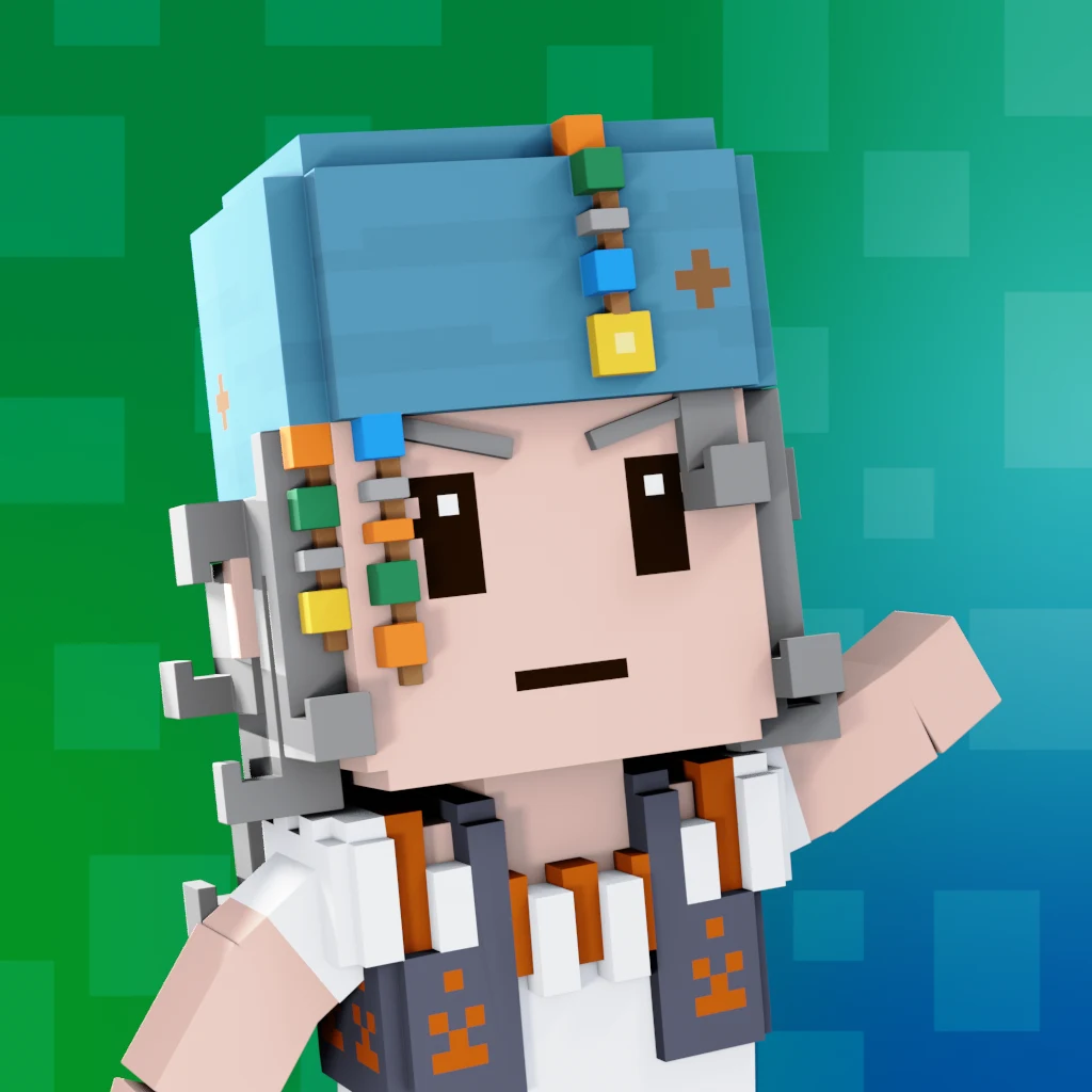 Pirate #6159 voxel render