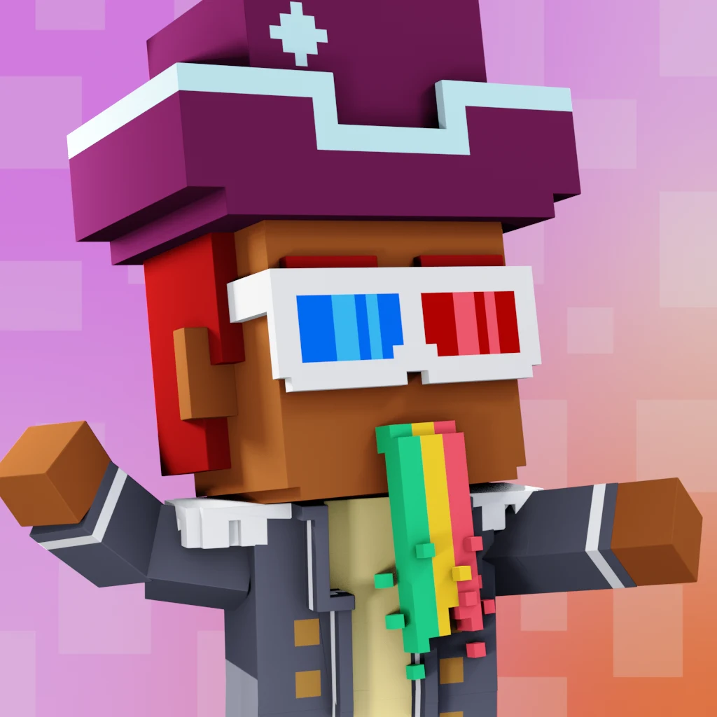 Pirate #6161 voxel render