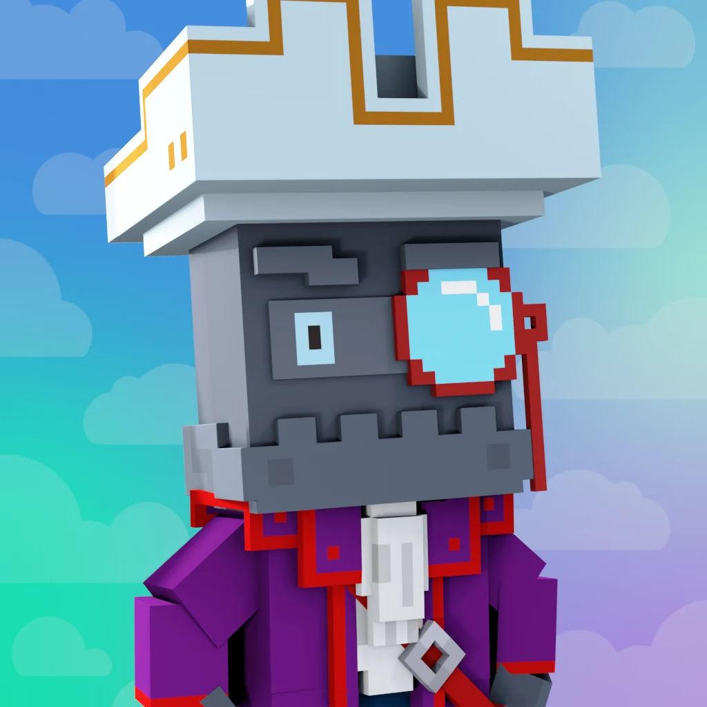 Pirate #6167 voxel render