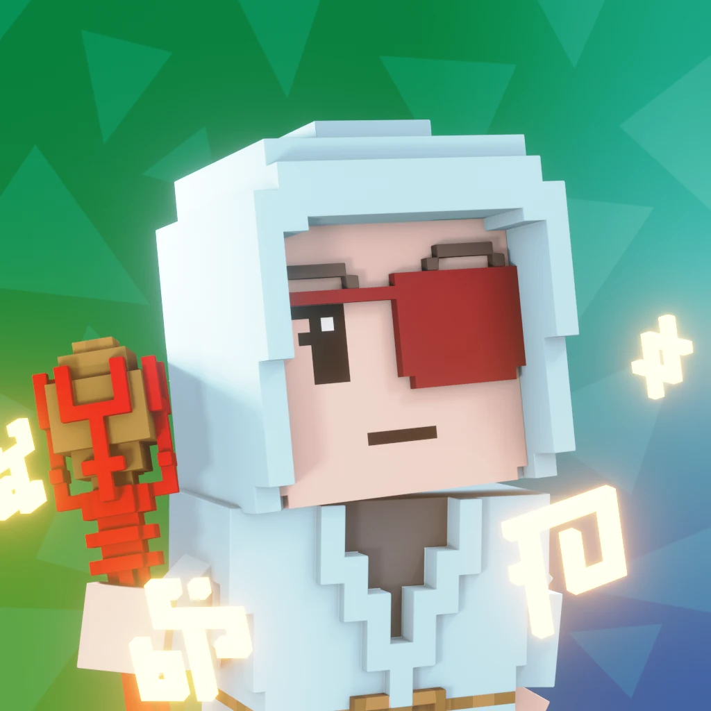 Pirate #6169 voxel render