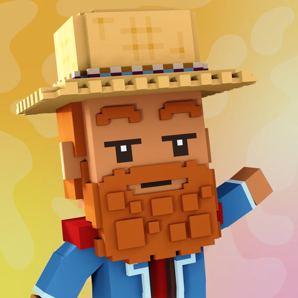 Pirate #6173 voxel render