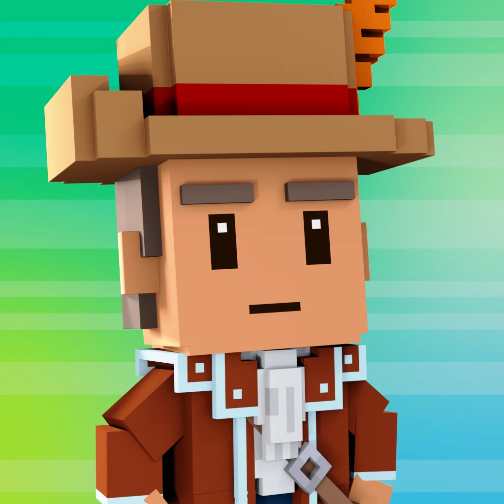 Pirate #6175 voxel render