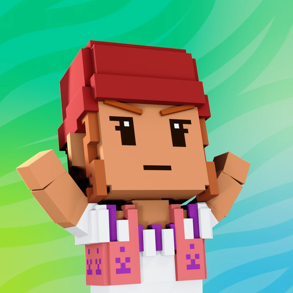 Pirate #6179 voxel render