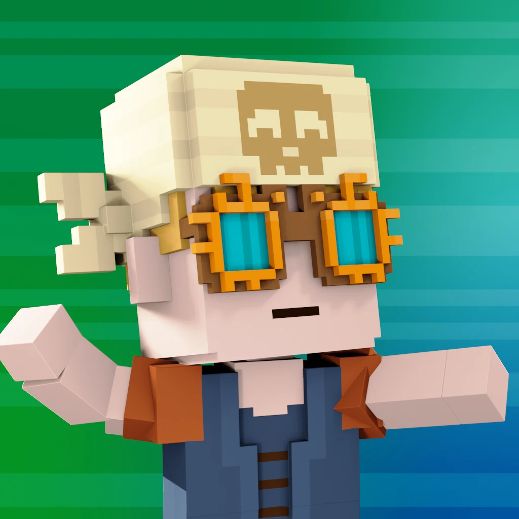 Pirate #6180 voxel render