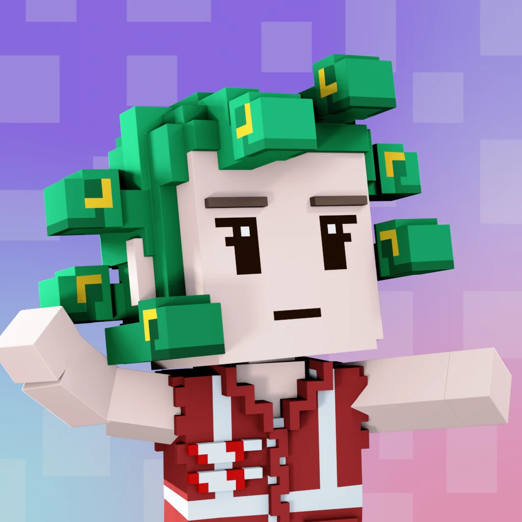 Pirate #6182 voxel render