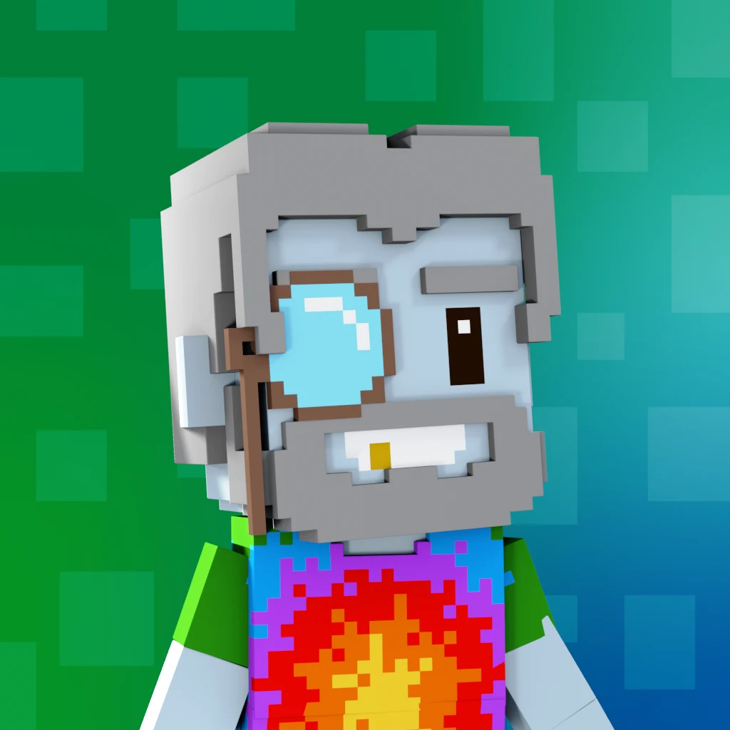 Pirate #6184 voxel render