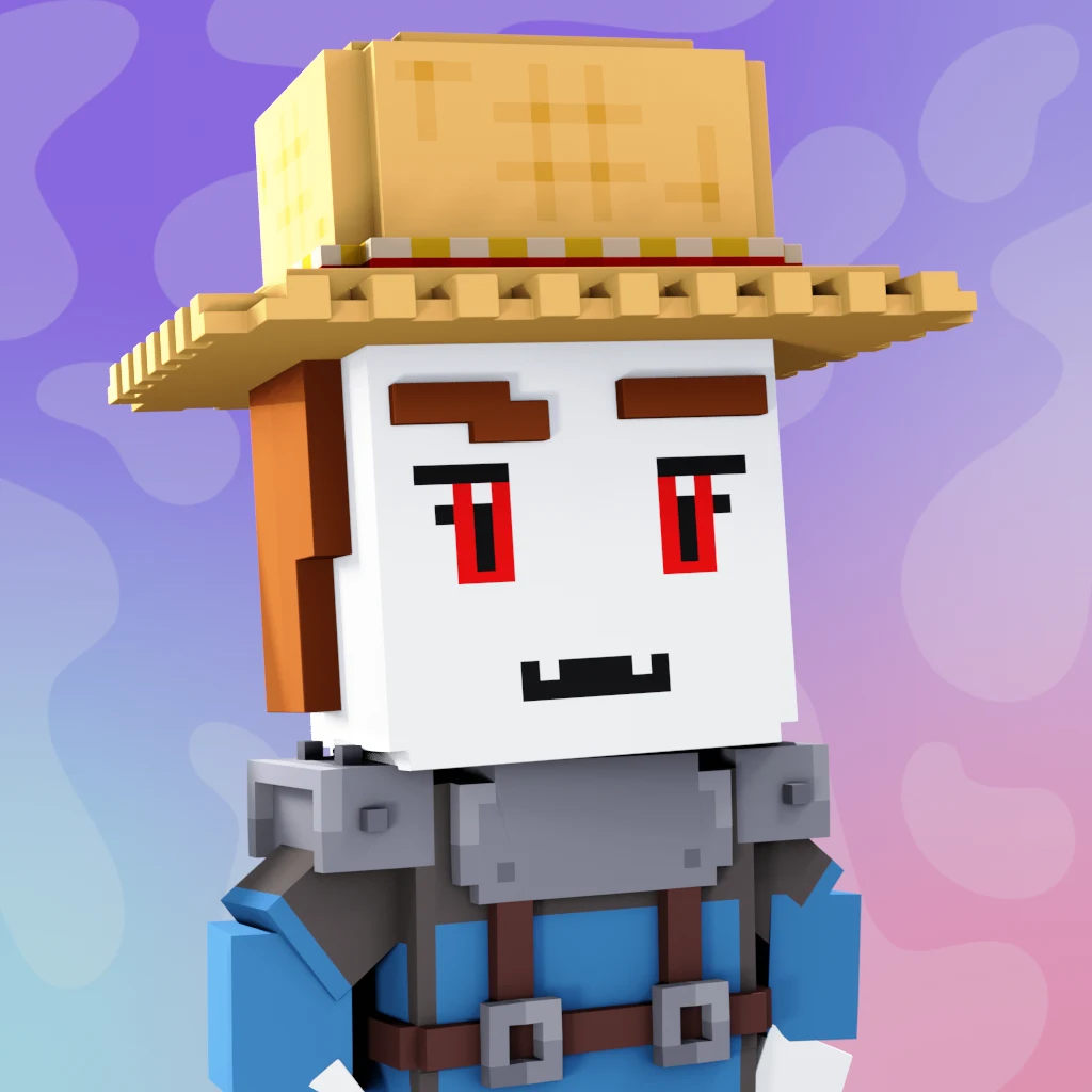 Pirate #6187 voxel render
