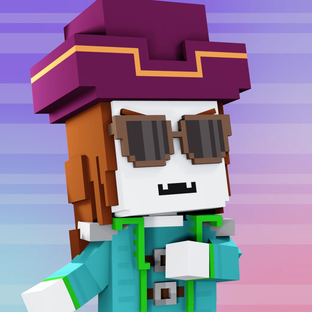 Pirate #6189 voxel render