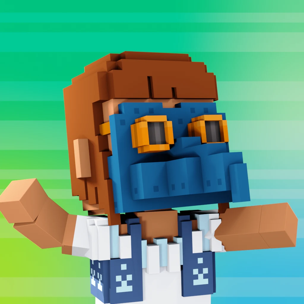 Pirate #619 voxel render