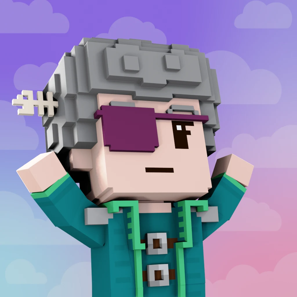 Pirate #6192 voxel render