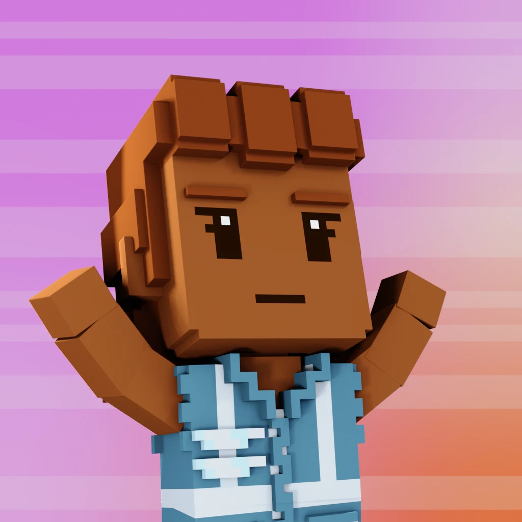Pirate #6193 voxel render