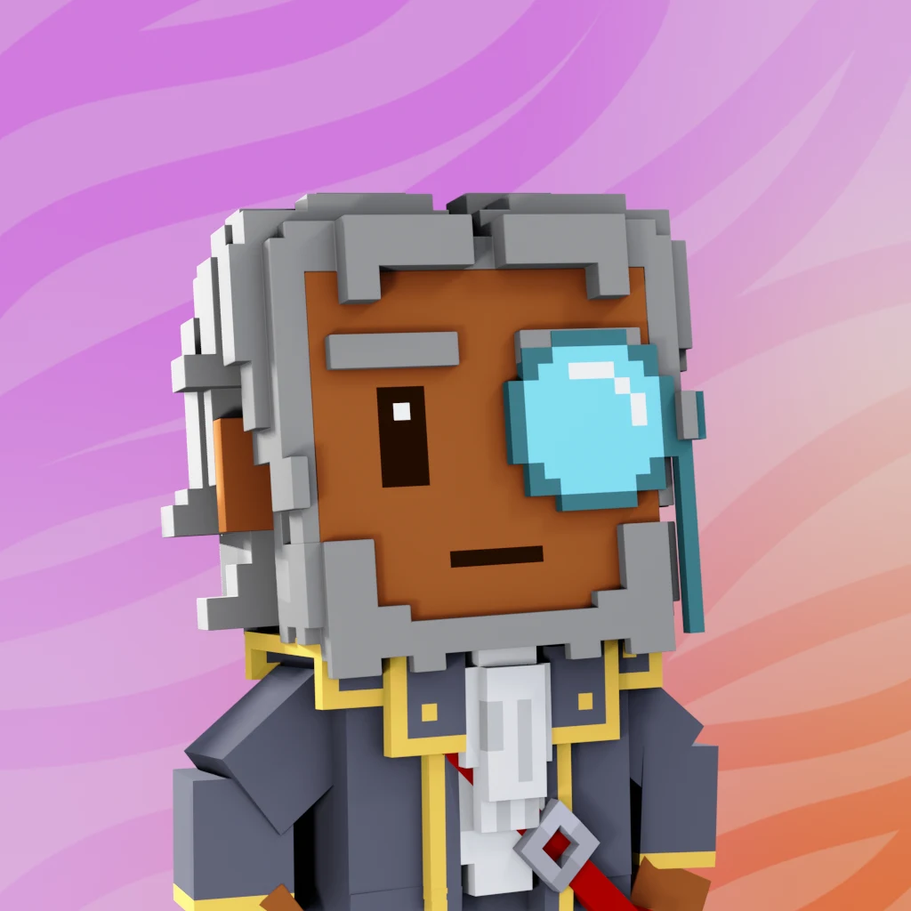 Pirate #6195 voxel render