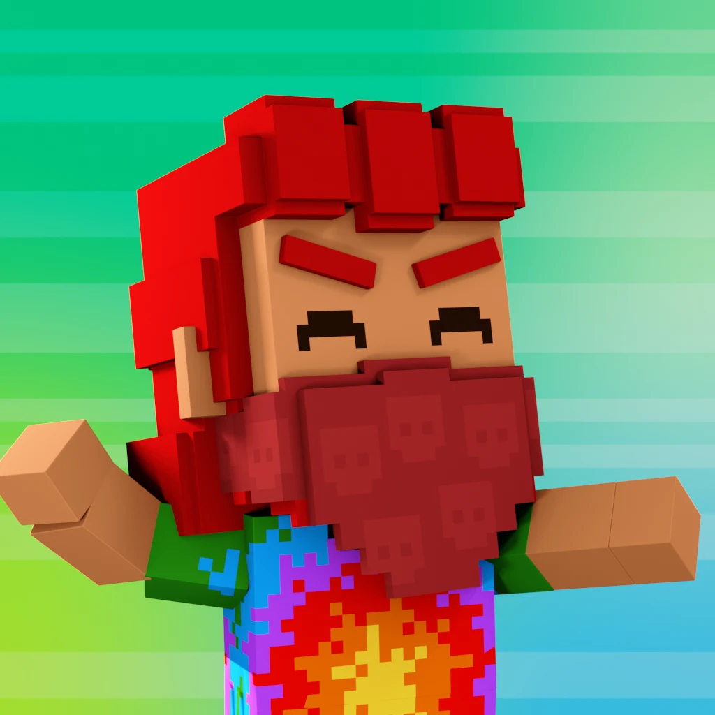 Pirate #6196 voxel render