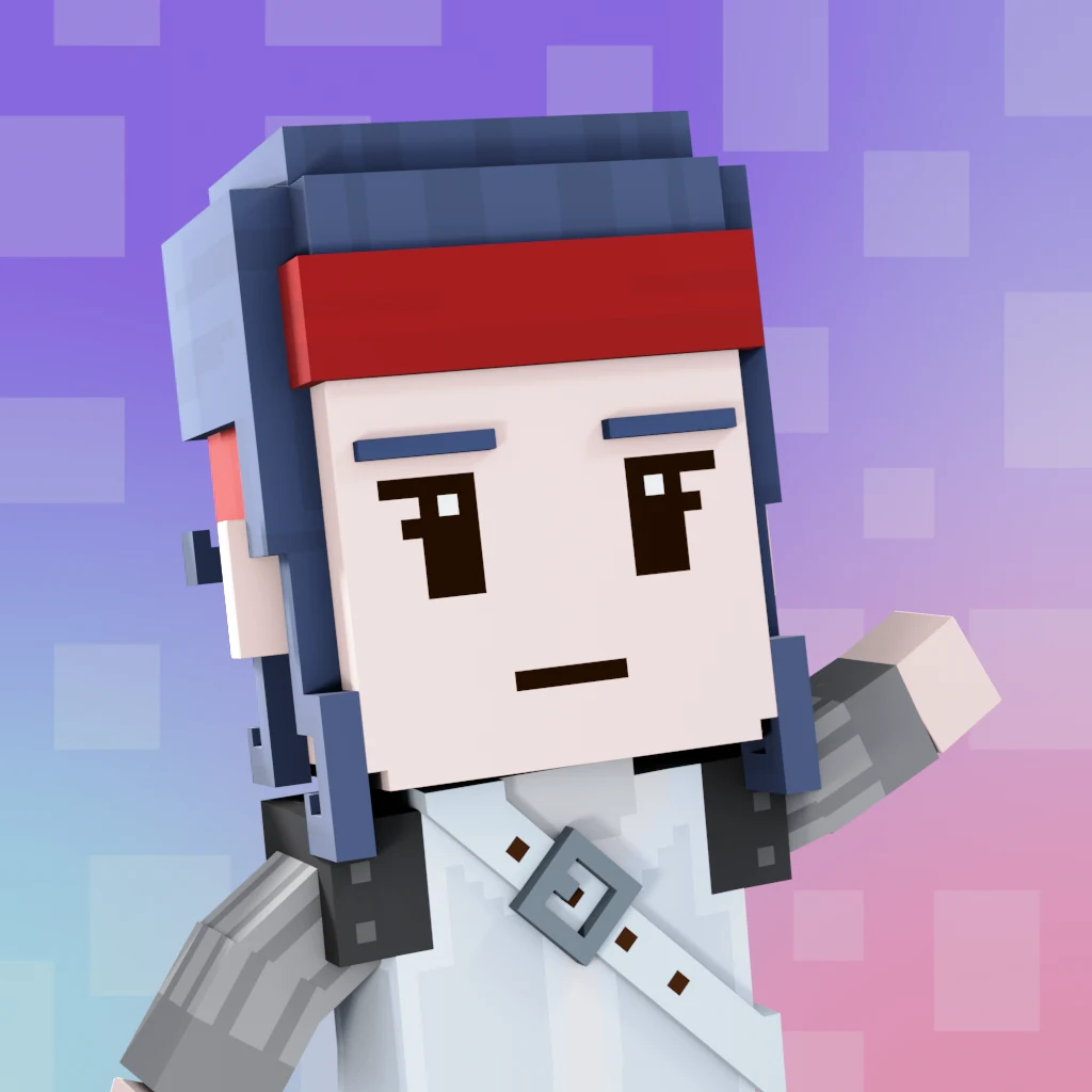 Pirate #6197 voxel render
