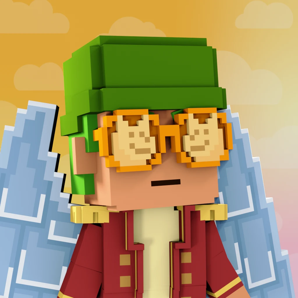 Pirate #62 voxel render