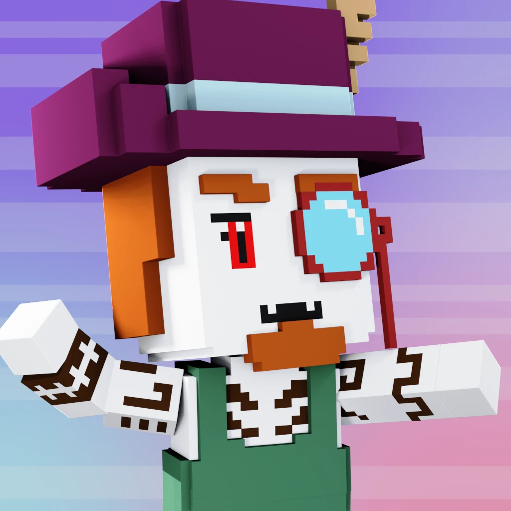 Pirate #620 voxel render