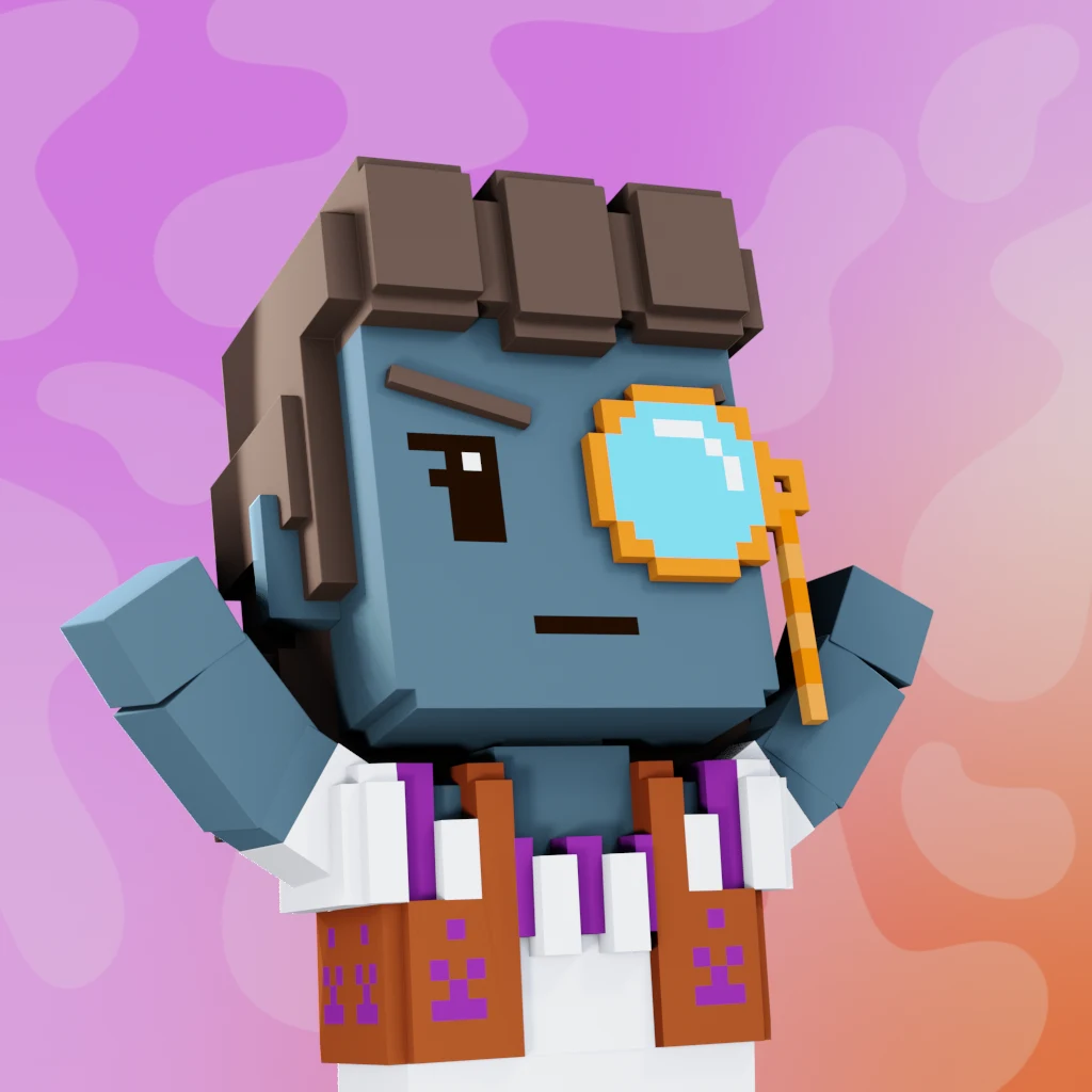 Pirate #6201 voxel render